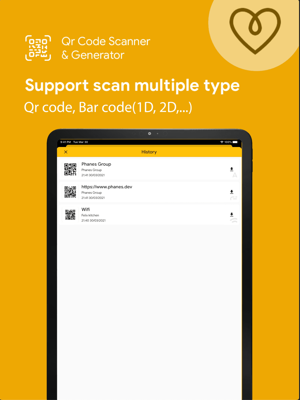 QR Code Scanner & Generator